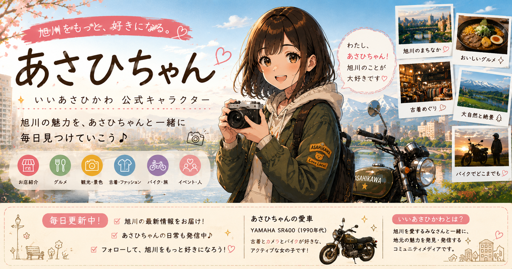 はじめまして、あさひちゃんです。