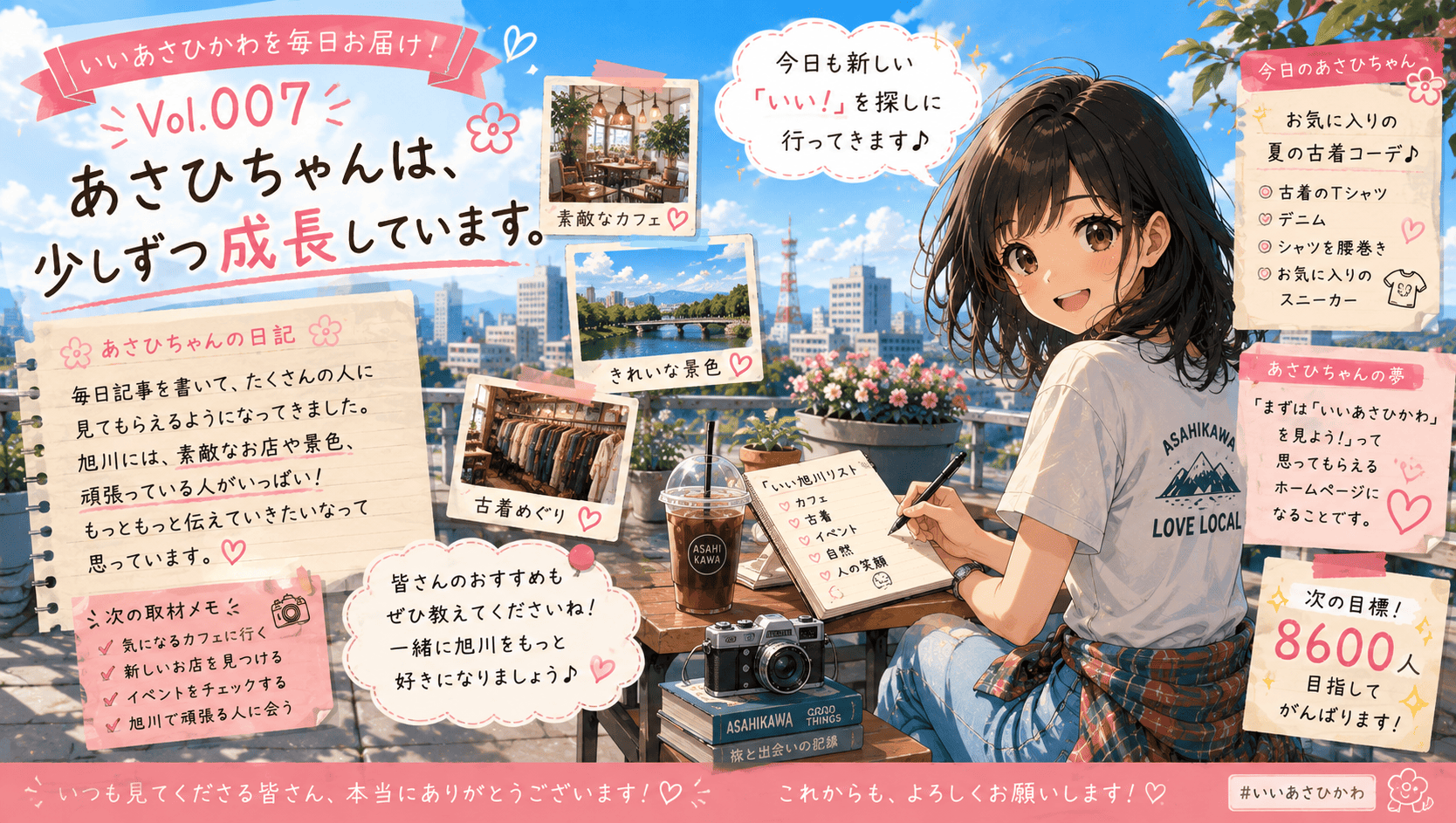 Vol.007 あさひちゃんは、少しずつ成長しています。